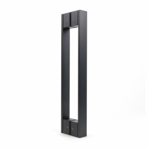 Pochwyt do drzwi dwustronny prostokątny stalowy w kolorze czarnym 40x500mm uniwersalny