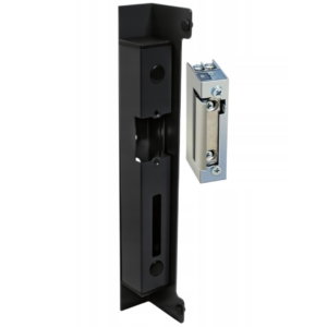 Kaseta elektrozaczepu czarna RAL 9005 L350 z elektrozaczepem podstawowym