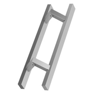 Pochwyt dwustronny prostokątny 40x20x300x500mm AISI304 uniwersalny satynowy