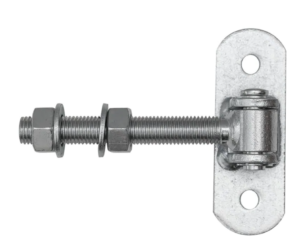 Zawias regulowany M16 z szyldem 115x40 mm