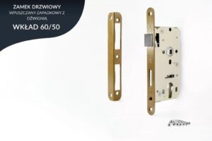 Zamek wpuszczany 60/50 wkład