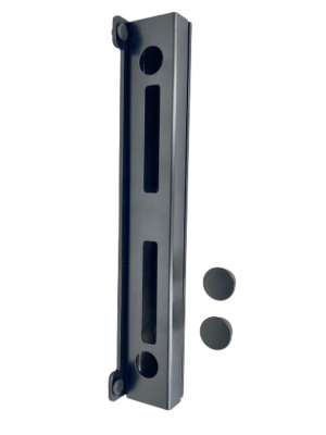 Ogranicznik furtki profilowy 40x20 czarny L280 RAL9005