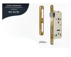 Zamek wpuszczany 90/50 wc