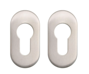 Szyld do zamka do drzwi ze stali nierdzewnej owalny