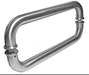 UCHWYT DRZWIOWY INOX 25X300 KOMPLET