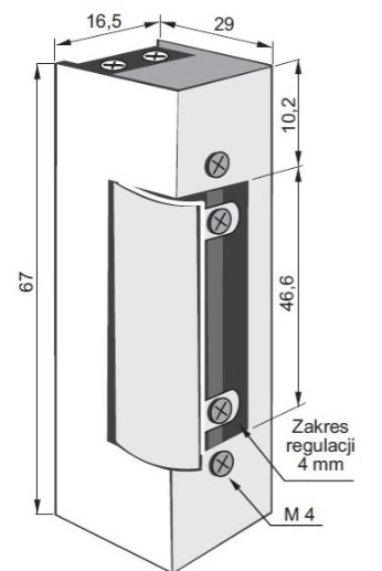 ELEKTROZACZEP 1410 12-24VAC/DC JIS PODSTAWOWY 2