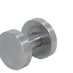 GAŁKA GJM PŁASKA, STAŁA - STAL NIERDZEWNA Z OKRĄGŁYM SZYLDEM 2