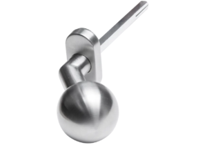 Gałka stała okrągła – z szyldem owalnym, nierdzewna