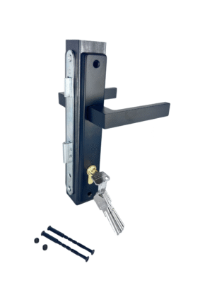 Kaseta 40x40 z zamkiem 90/22,wkładką i klamką FLOWER