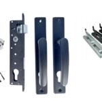 Kaseta 40x40 z zamkiem, klamką i wkładką i ogranicznikiem Flowertwo komplet 2