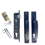 Kaseta 40x40 z zamkiem, klamką i wkładką i ogranicznikiem Flowertwo komplet 3