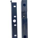 Kaseta elektrozaczepu czarna RAL 9005 L350 z elektrozaczepem podstawowym 4