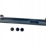 Kaseta elektrozaczepu niska antracyt RAL7016  do furtki z elektrozaczepem 4