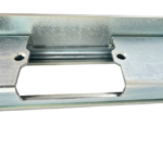 Kaseta elektrozaczepu niska do furtki , bramki ogrodzenia ocynkowana 4