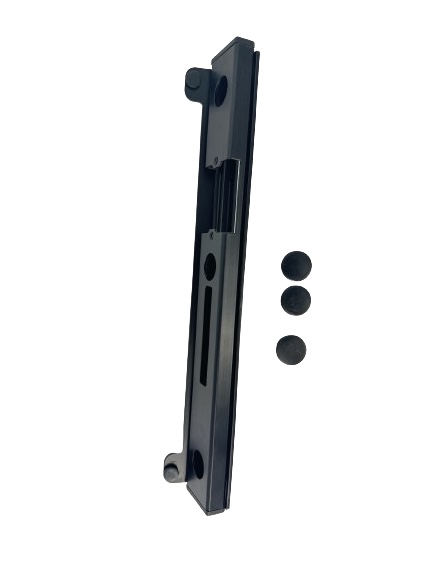 Kaseta elektrozaczepu niska kolor czarny RAL9005 3