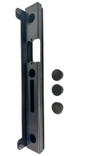 Kaseta elektrozaczepu niska kolor czarny RAL9005