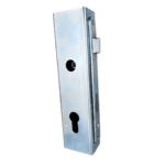 Kaseta ocynkowana 60x40 z zamkiem zapadkowo-zasuwkowym do furtki bramki drzwi 3