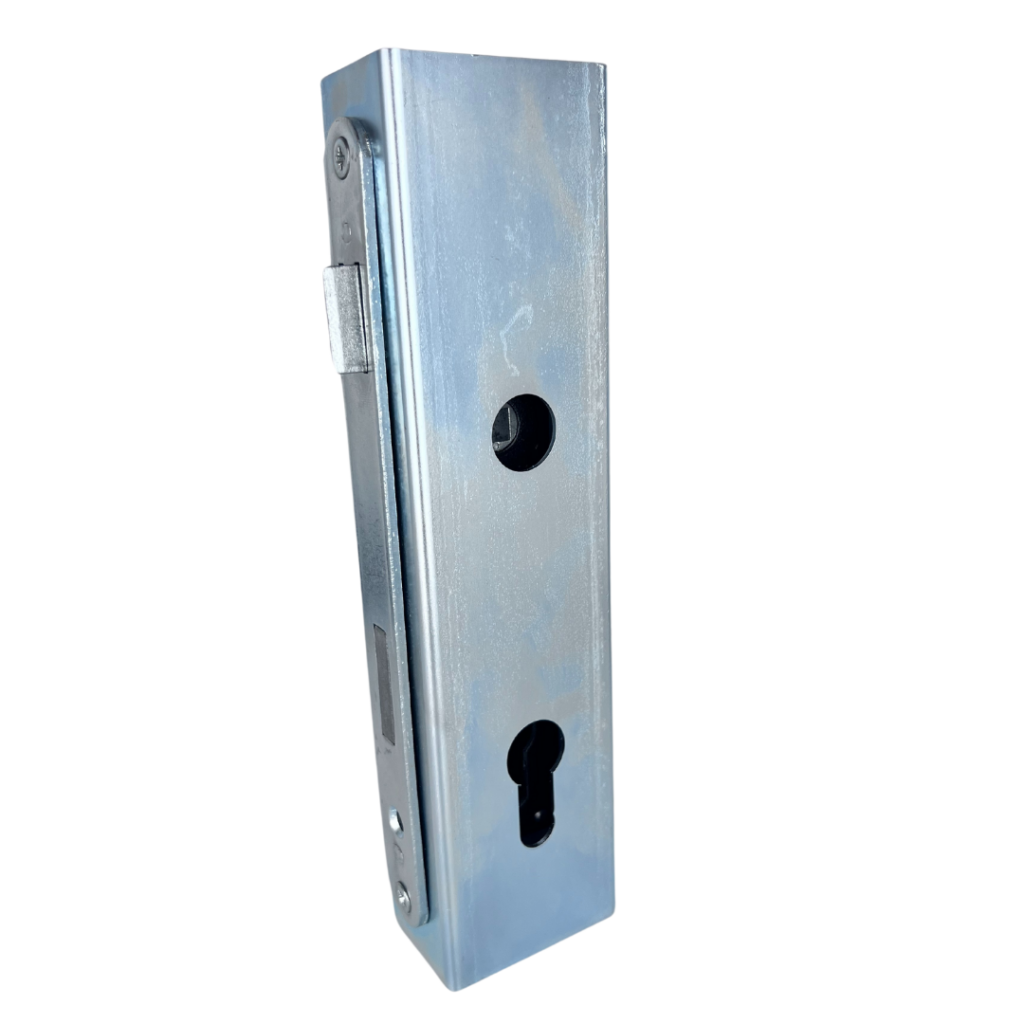 Kaseta ocynkowana 60x40 z zamkiem zapadkowo-zasuwkowym do furtki bramki drzwi 5