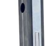 Kaseta zamka 90/22 z zamkiem, klamką i wkładką 4