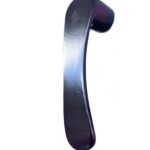 Klamka aluminiowa czarna 90 na wkładkę 10