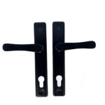 Klamka aluminiowa czarna 90 na wkładkę