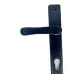 Klamka aluminiowa czarna 90 na wkładkę 3