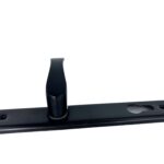 Klamka aluminiowa czarna 90 na wkładkę 5