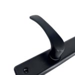 Klamka aluminiowa czarna 90 na wkładkę 6