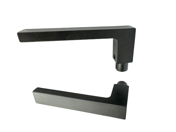 Klamka aluminiowa dzielona do furtki , ogrodzenia z szyldzikami 3