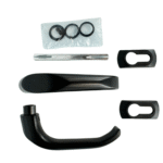 Klamka aluminiowa dzielona z szyldzikami husline 3