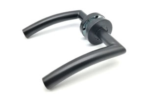 Klamka do drzwi Barni ze stali nierdzewnej czarna inox