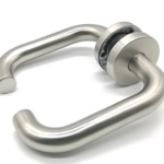 Klamka do drzwi ze stali nierdzewnej z szyldem okrągłym 2