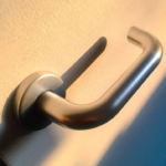 Klamka do drzwi ze stali nierdzewnej z szyldem okrągłym 3