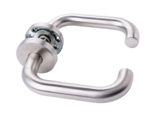 Klamka do drzwi ze stali nierdzewnej z szyldem okrągłym