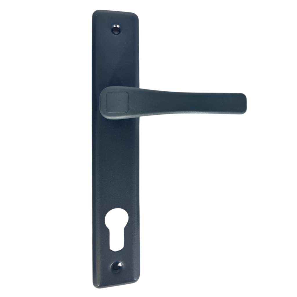 Klamka drzwiowa poliamidowa antracyt na wkładkę rozstaw 90mm 2