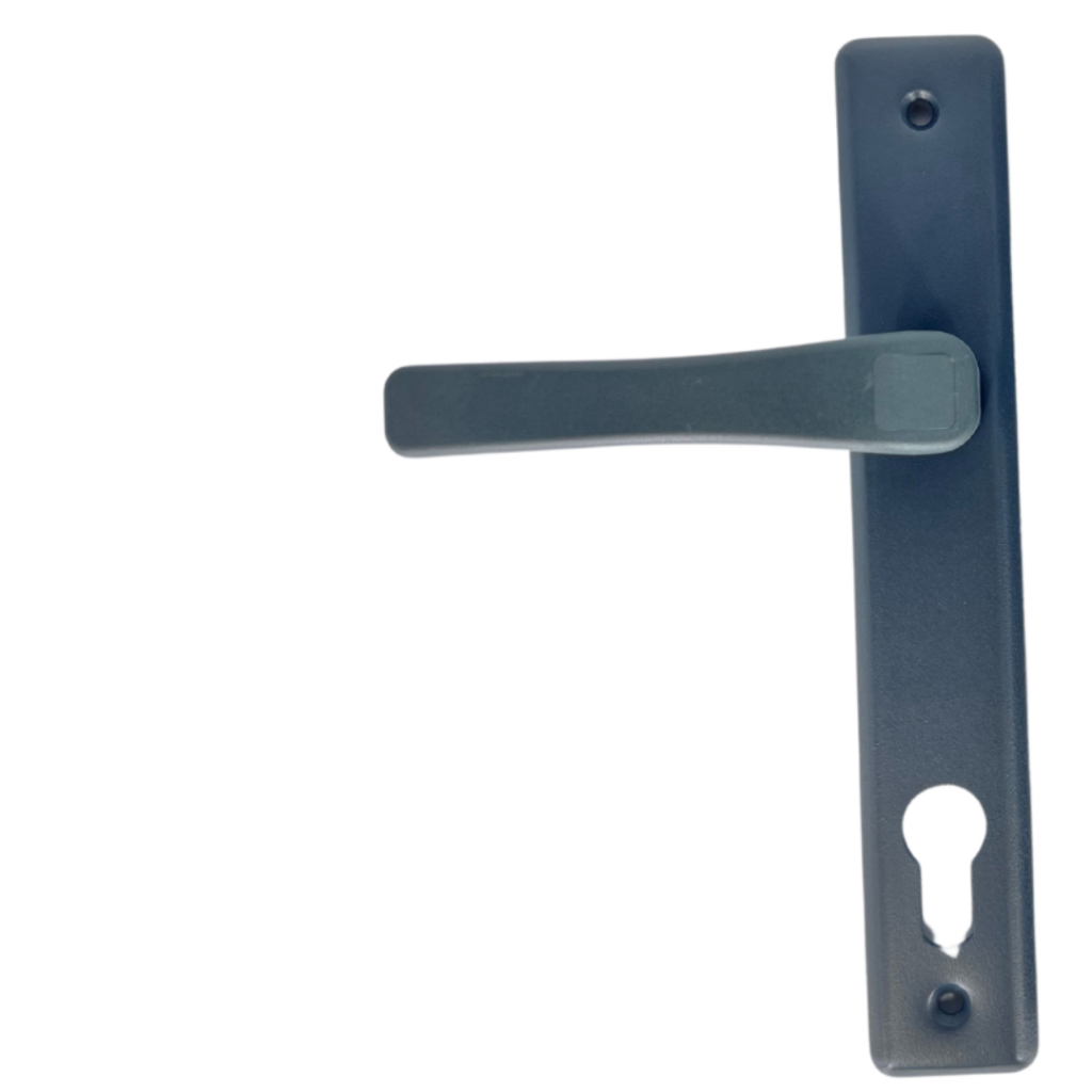 Klamka drzwiowa poliamidowa antracyt na wkładkę rozstaw 90mm 3