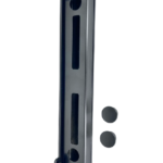 Ogranicznik furtki profilowy 40x20 czarny L280 RAL9005