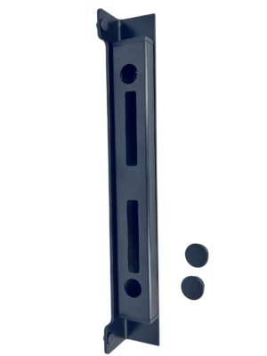 Ogranicznik furtki profilowy 40x20 czarny L350 RAL9005