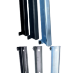 Ogranicznik skrzynkowy zamknięty wzmocniony do furtki ANTRACYT RAL7016 9