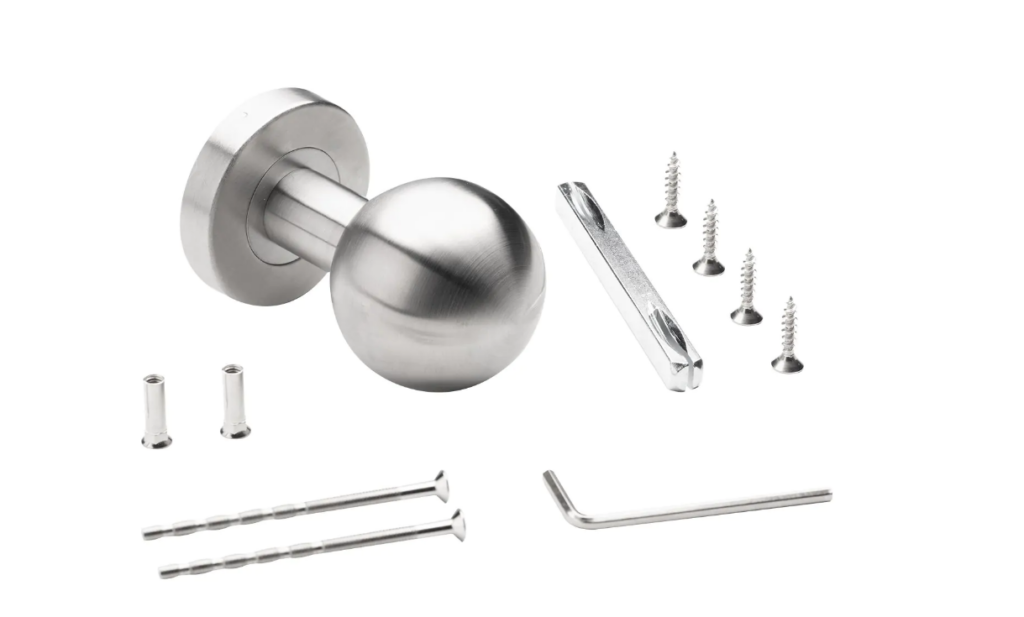 Okrągła gałka nierdzewna ruchoma 3