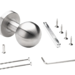 Okrągła gałka nierdzewna ruchoma 3
