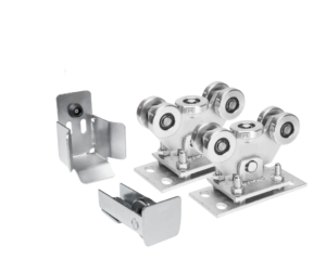 Pakiet wózków 70 (5-rolkowe) do bram przesuwnych z akcesoriami