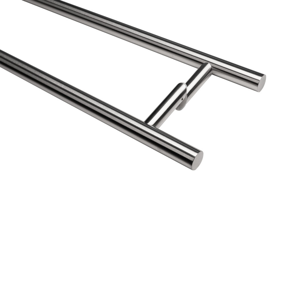 Pochwyt-antaba dwustronny okrągły 45°, 32x1400mm aisi304 uniwersalny satyna 2