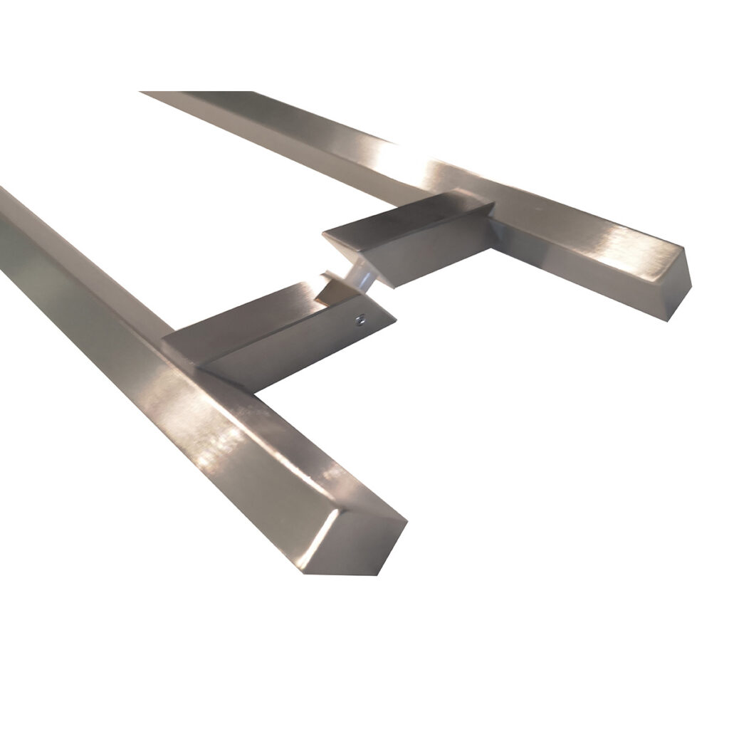 Pochwyt-antaba dwustronny prostokątny 45 stopni 20x40x1000mm aisi304 uniwersalny satyna 4