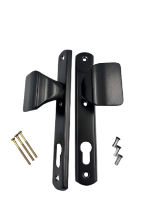 Pochwyt do bram, furtek, drzwi czarny 90