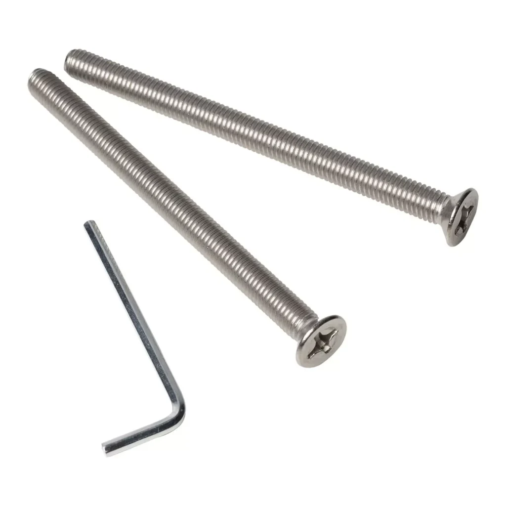 Pochwyt do drzwi dwustronny okrągły mocowanie 45° –32x1400 mm AISI304 uniwersalny czarny 9