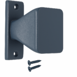 Pochwyt do furtki antracytowy 90x28 mm solidny uchwyt z wkrętami w zestawie