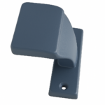 Pochwyt do furtki antracytowy 90x28 mm solidny uchwyt z wkrętami w zestawie 3