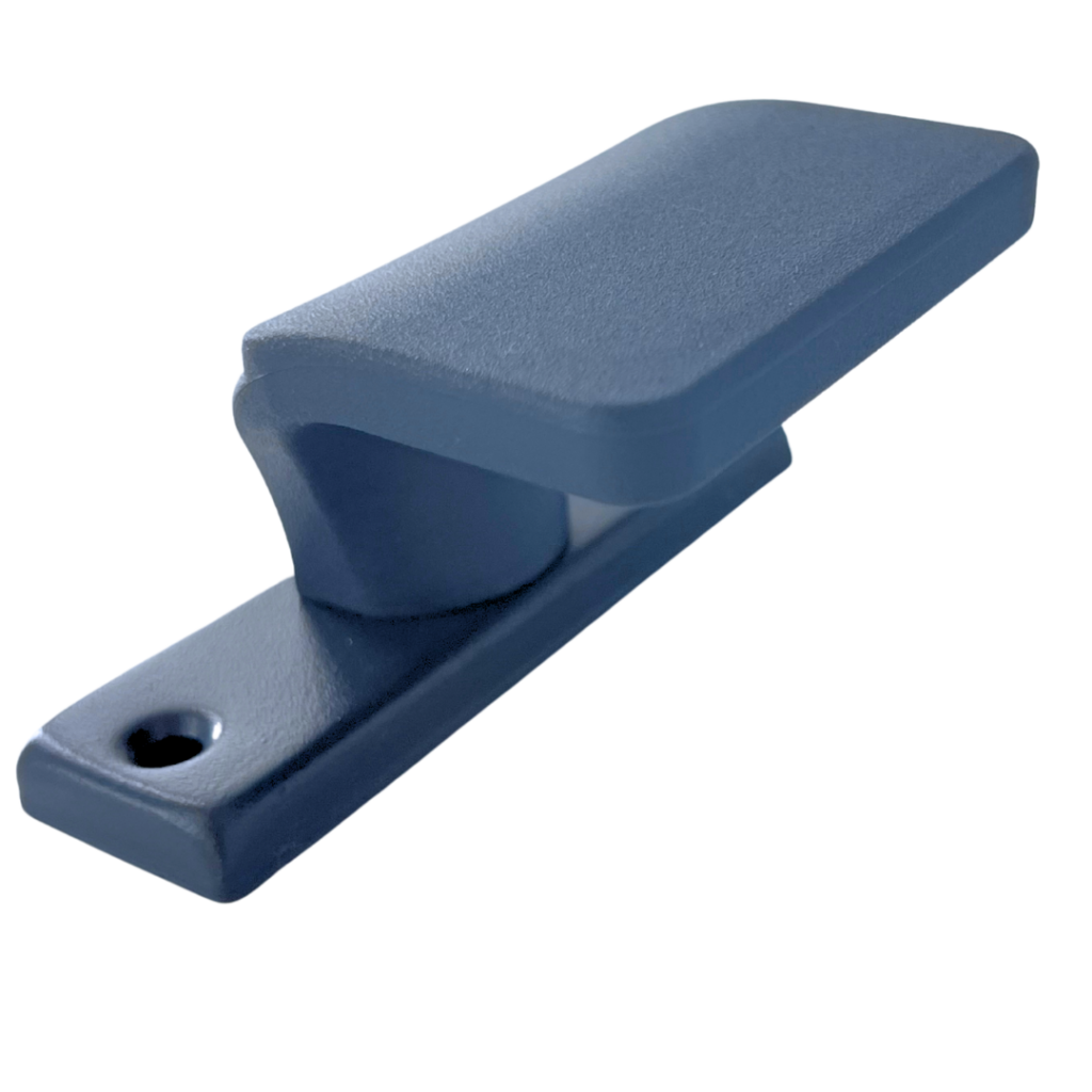 Pochwyt do furtki antracytowy 90x28 mm solidny uchwyt z wkrętami w zestawie 4