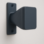Pochwyt do furtki antracytowy 90x28 mm solidny uchwyt z wkrętami w zestawie 7